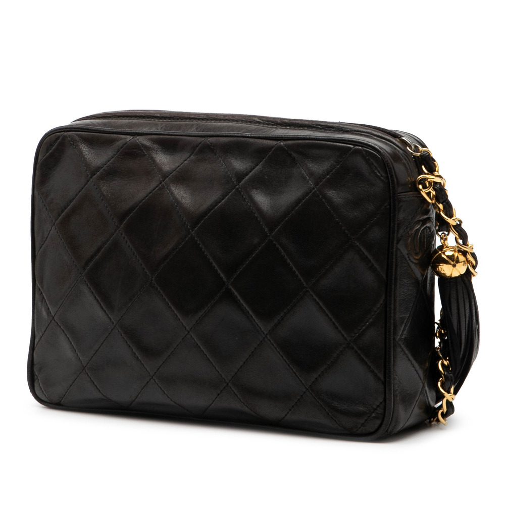 Pre-Loved Chanel CC Quilted Lambskin Tassel Camera Bag - Picture 2 of 10
